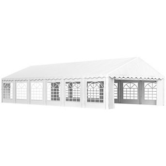 Outsunny 20ft x 40' Large Party Tent with Removable Window Sidewalls