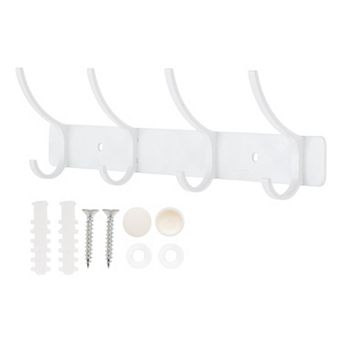 1 pc Coat Rack Wall Mount, Hat Rack with 4 Hook for Wall, Towel Hooks for Bathrooms