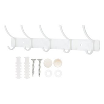 1 pc Coat Rack Wall Mount, Hat Rack with 5 Hook for Wall, Towel Hooks for Bathrooms
