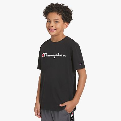 Boys 8-20 Champion® 2-Piece Core Signature Graphic Tee & Mesh Shorts Set
