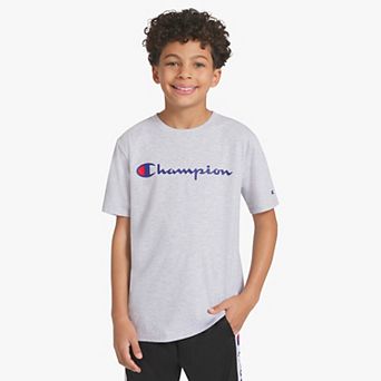 Boys 8-20 Champion® 2 pc Core Signature Graphic Tee & Mesh Shorts Set