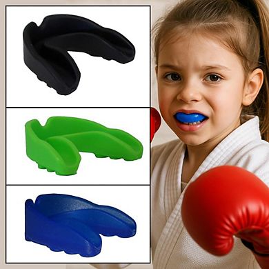 Junior Single Mouthpiece with Case, Durable & Customizable Mouthguard for Kids Ages 510