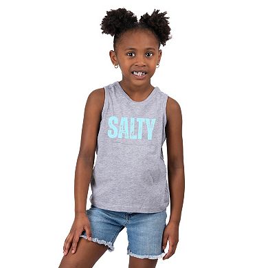 The Juniper Shop Salty Block Distressed Toddler Tank