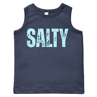 The Juniper Shop Salty Block Distressed Toddler Tank