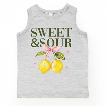 The Juniper Shop Sweet & Sour Lemon Toddler Tank