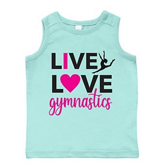 The Juniper Shop Live Love Gymnastics Toddler Tank