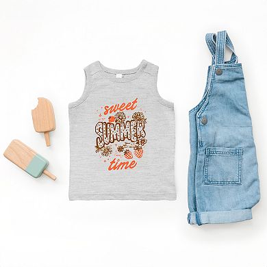 The Juniper Shop Sweet Summer Time Strawberry Toddler Tank