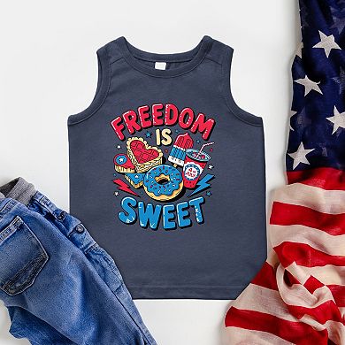 The Juniper Shop Freedom Is Sweet Toddler Tank
