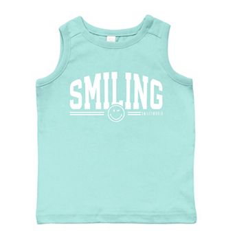 SmileyWorld Arched Varsity - Toddler Graphic Tank