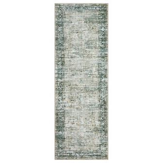 Garvee Vintage Washable Area Rug Non Slip Area Rug Stain Resistant Bodered Capert for Home