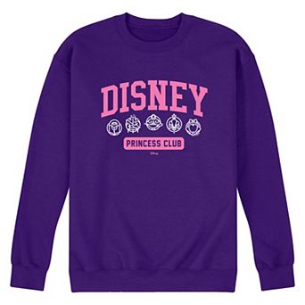 Men's Disney Princess Collegiate Princess Club Fleece Sweatshirt
