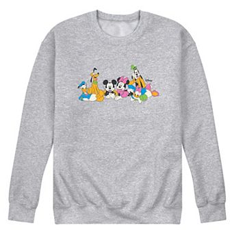 Men's Disney's Mickey Mouse & Friends Fleece Sweatshirt
