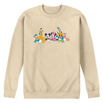 Men's Disney's Mickey Mouse & Friends Fleece Sweatshirt