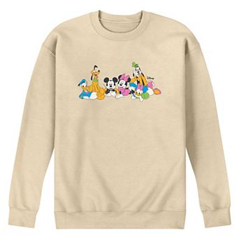 Men's Disney's Mickey Mouse & Friends Fleece Sweatshirt