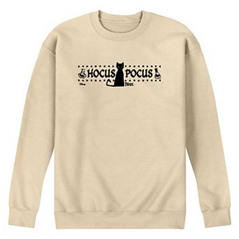 Men's Disney's Hocus Pocus Thackery Binx Fleece Sweatshirt