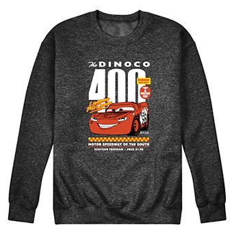 Men's Disney / Pixar's Cars Dinoco 400 Lightning McQueen Fleece Sweatshirt