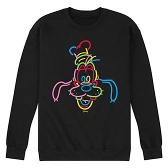 Men's Disney's Goofy Color Portrait Fleece Sweatshirt