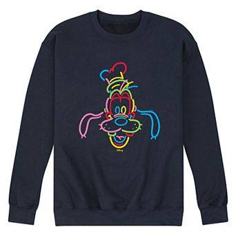 Men's Disney's Goofy Color Portrait Fleece Sweatshirt