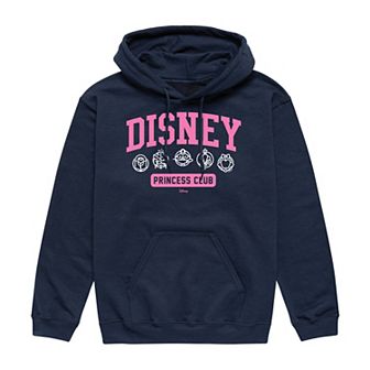 Men's Disney Princess Collegiate Princess Club Graphic Hoodie