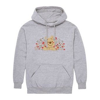 Men's Disney's Winnie The Pooh Floral Graphic Hoodie