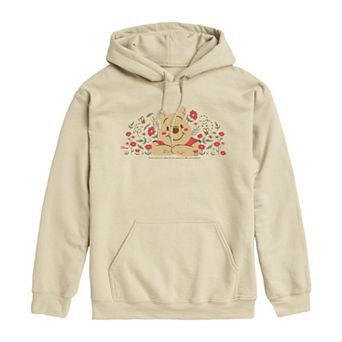 Men's Disney's Winnie The Pooh Floral Graphic Hoodie