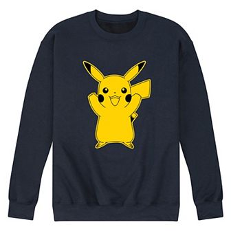 Men's Pokemon Pikachu Portrait Fleece Sweatshirt