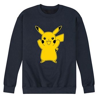 Men's Pokemon Pikachu Portrait Fleece Sweatshirt
