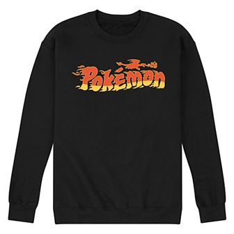 Men's Pokemon Charizard Flames Fleece Sweatshirt