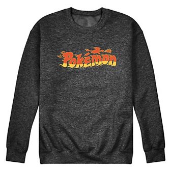 Men's Pokemon Charizard Flames Fleece Sweatshirt