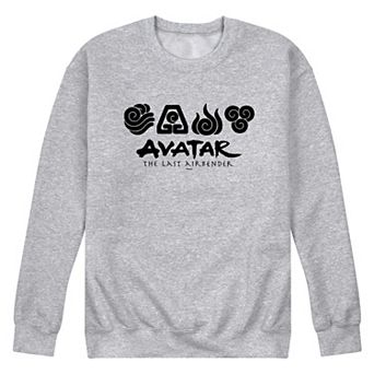 Men's Avatar The Last Airbender Four Elements Fleece Sweatshirt