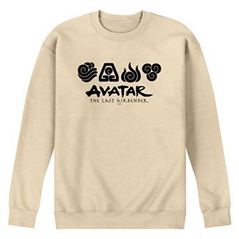 Men's Avatar The Last Airbender Four Elements Fleece Sweatshirt