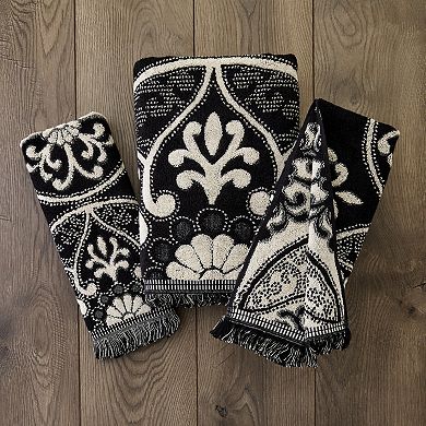 SKL Home Amherst Medallion Jacquard Towel Set of 2
