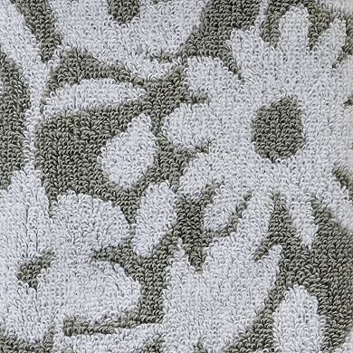 SKL Home 2-piece Bedford Floral Jacquard Hand Towel or Bath Towel Set