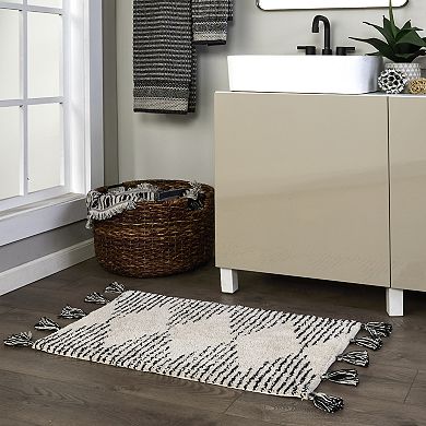 SKL Home Geo Diamond Tufted Throw Rug