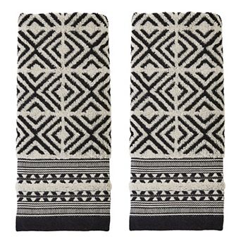SKL Home Diamond Grid Jacquard Towel Set