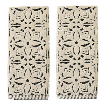 SKL Home Lisbon Jacquard Towel Set of 2