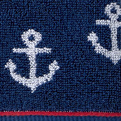 SKL Home 2-piece Anchor Jacquard Hand Towel Set