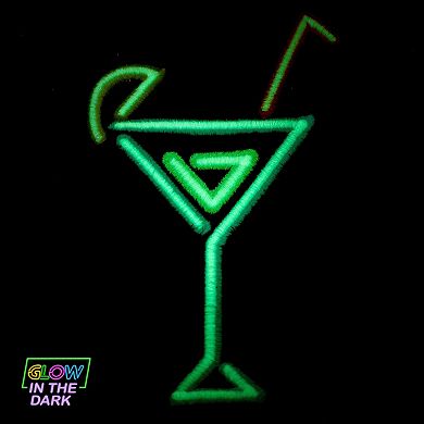 SKL Home 2-piece Neon Cocktail Embroidered Hand Towel Set