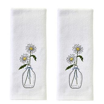 SKL Home Daisies In Vase 2 pc Towel Set