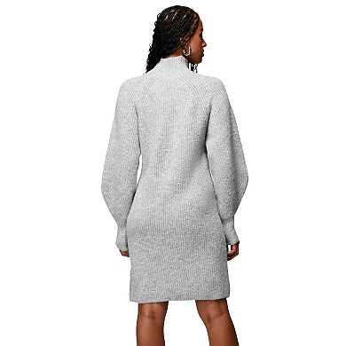 Women's Bebe Oversized Turtleneck Sweater Dress