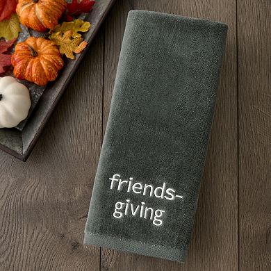 SKL Home Friendsgiving Embroidered Towel Set of 2