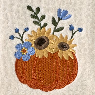 SKL Home Pumpkin Bouquet Embroidered Towel Set of 2