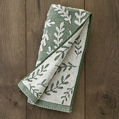 SKL Home 2-pc. Leaf Sprig Jacquard Hand Towel Set