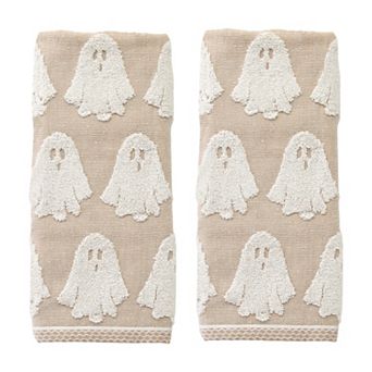SKL Home 2 pc Ghost Jacquard Hand Towel Set
