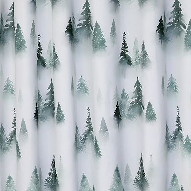 SKL Home Winter Pines Fabric Shower Curtain
