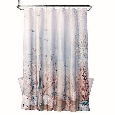 SKL Home Curacao Fabric Shower Curtain