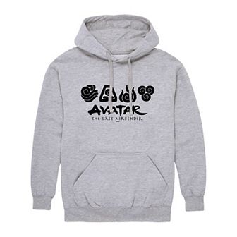 Men's Avatar The Last Airbender Four Elements Graphic Hoodie