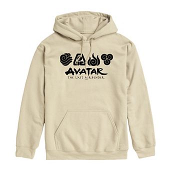 Men's Avatar The Last Airbender Four Elements Graphic Hoodie