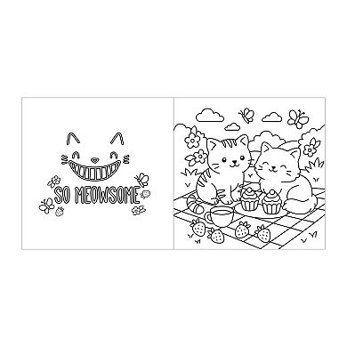 COLOR ME! Summer Cats Coloring Book