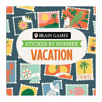 Brain Games Sticker By Number Vacation